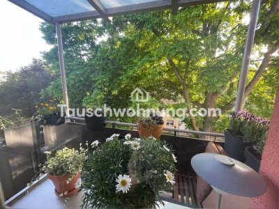 Tauschwohnung: Schöne helle Wohnung - 2 ZKB, Balkon, Keller, gute Lage