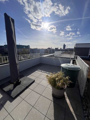 Wunderschöne Maisonette-Wohnung über den Dächern Leipzigs (mit Dachterrasse)