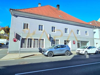 Sanierungsbedürftiges Geschäftshaus mit ca. 523 m² Bestandsfläche und Dachgeschoss-Ausbaupotenzial