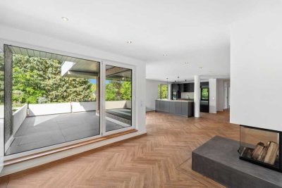 Kernsaniertes Penthouse am Park – Design, Dachterrasse & Tiefgarage inklusive