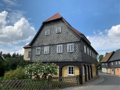 Unikat- Denkmalgeschütztes Umgebindehaus in Obercunnersdorf