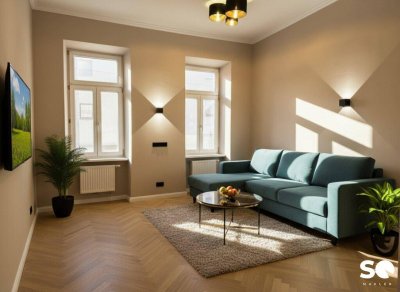 #SQ - STILVOLLER ALTBAU MIT IDEALEM GRUNDRISS IN RUHIGER LAGE - 2 ZIMMER ERSTBEZUG !