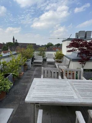 Traumwohnung in den Klostergärten mit Dachterrasse