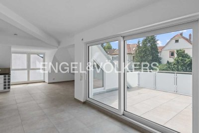 Luxuriöses Dachgeschoss mit großzügiger Dachterrasse und 3 Balkonen