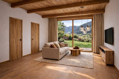 Elegante Gartenwohnung mit 2 Schlafzimmern, großzügigem Privatgarten &amp; sonniger Terrasse