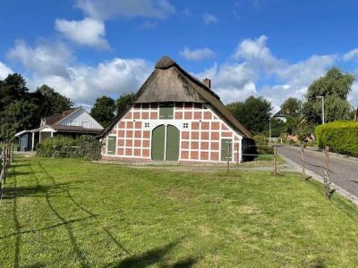 5-Zi. - Reetdachhaus ideal für Hunde-und Kleintierhaltung  !