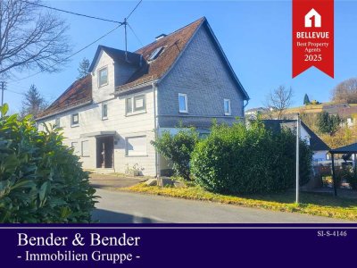 Großzügiges Fachwerkhaus mit viel Potenzial in guter Lage von Freudenberg - Ideal für Handwerker mit