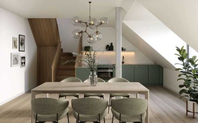 Rarität zum Ausbau in angesagter und ruhiger Lage: 1. und 2. Dachgeschoss im Altbau von 1906