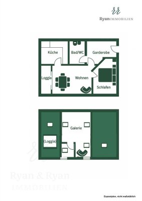 Attraktive Maisonette-Wohnung aus dem Jahr 1996 in zentraler Lage sucht neue Eigentümer!
