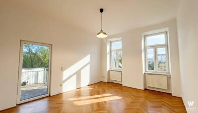 Sanierte 3-Zimmer-Altbauwohnung mit ca. 13,5 m² Balkon I bezugsfertig