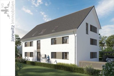 Modernes Wohnen in Bielefeld-Brackwede: 
Exklusive 3 Zimmer-Neubauwohnung mit Terrasse und Garten