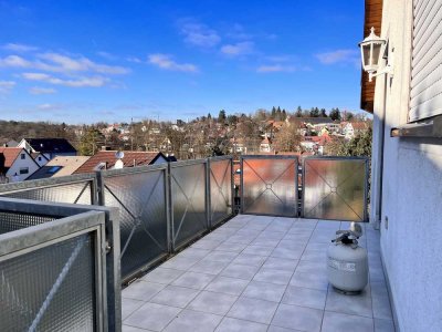 A well lit duplex apartment in Stuttgart Plieningen