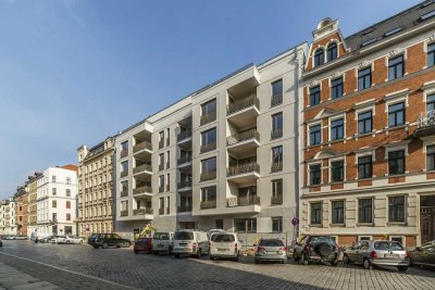 Exklusives Penthouse mit 3 Zimmern und Dachterrasse in Leipzig-Südvorstadt auch (im Paket)