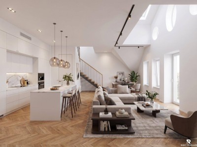 Exklusive 3-Zimmer-Dachterrassenwohnung auf historischem Altbau nahe Schönbrunn
