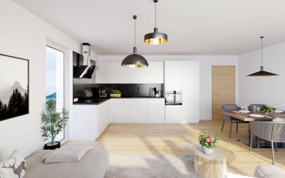 BergBlick 9.0 - Neuwertige 2 Zimmer Wohnung in Straßwalchen bei Salzburg