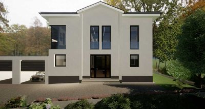 Villa in Leichlingen in stilvollem Design und effizienter Heiztechnik