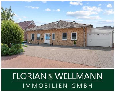 Mettingen | Seltene Gelegenheit – Stilvoller Bungalow mit moderner Technik, zwei Carports und Sackga