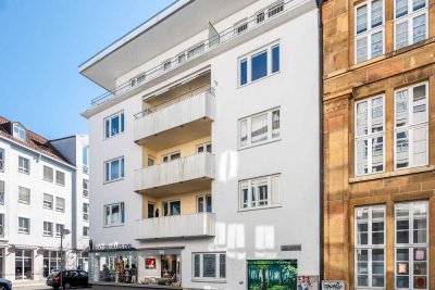 KEINE KÄUFERPROVISION Schick renovierte 3 Zimmerwohnung mit Balkon im Hufeisen von Bielefeld Mitte
