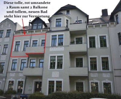 °° Großzügige 2-Raum-Whg. am Kaßberg mit 2 Balkonen °°