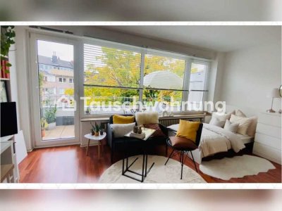 Tauschwohnung: Tausche helle ruhige 1-Zimmer-Balkon-Wohnung  gegen 2-Zimmer