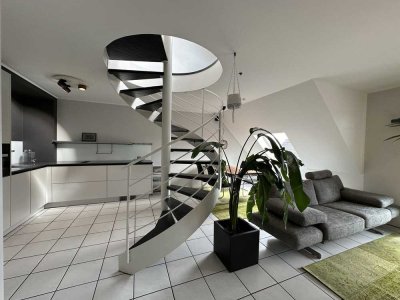 VOLLMÖBILIERTE MAISONETTE-DACHGESCHOSSWOHNUNG MIT TOPAUSSTATTUNG IN MG-WICKRATH!