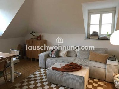 Tauschwohnung: Biete Altbauwohnung im Mauritzviertel suche Whg mit Garten