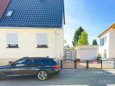 ** Ca.760 qm Freiheit mitten in Frankenthal: Charismatische Doppelhaushälfte mit riesigem Garten **