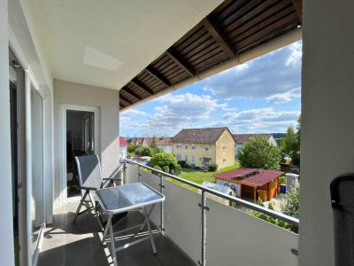 Helle 3-Zi.-Wohnung in Oerlenbach mit Südbalkon & Stellplatz – ruhig & sonnig gelegen