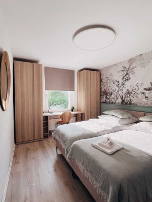 Voll ausgestattete möblierte Wohnung „Urban Jungle“ in bester Lage.