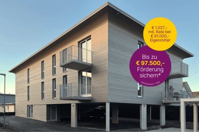 Eigentum statt Miete: 3-Zimmer Wohnung mit Balkon in Lauterach