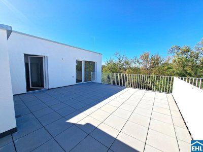 Dachterrassentraum mit Grünblick: 3 Zimmer-Neubauwohnung in Stammersdorf