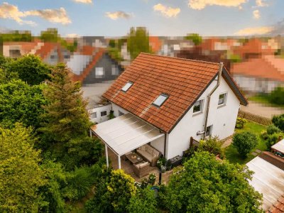 Viel Platz zum Leben: Einfamilienhaus mit 125 m² Wohnfläche, Kamin & großem Garten