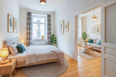Lichtdurchflutete 62 m² Altbauwohnung in gut angebundener Ruhelage