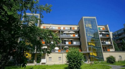 2-Raum-Wohnung mit  Balkon in ruhiger Hinterhoflage