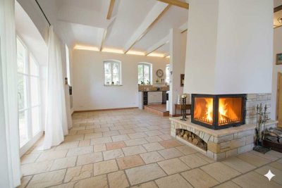 Bezugsfreie Maisonettewohnung im Hofgut Zöbigker mit Garten und Balkon, direkt am Cospudener See!