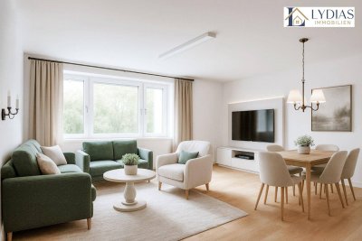 Ruhige und gemütliche 3-Zimmer-Wohnung mit Gemeinschaftsgarten, zentral begehbar, in Best Lage / Top Infrastruktur!