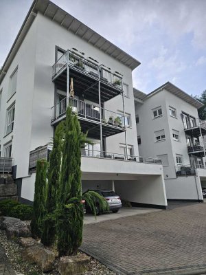 Exklusive 3-Zimmer-Wohnung mit Neckar- und Schlossblick am Waldrand in Hirschhorn
