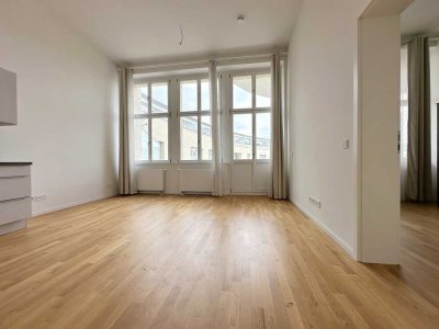 Große Terrasse, hohe Decken und Gemeinschaftssauna