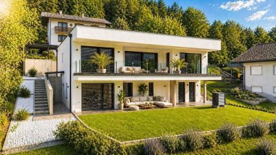 Moderne Villa mit unverbaubarem Seeblick am Ossiacher See