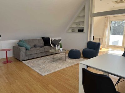Geschmackvolle, möblierte 2,5 Zimmer-Wohnung mit gehobener Innenausstattung in MS