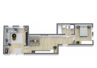 2-Zimmer-Wohnung als „WG-Special“ im zauberhaften Friedrichshagen