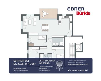 Großzügige Etagenwohnung – 126 m² mit Balkon und Abendsonne | 4 Zimmer