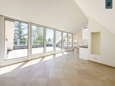 Provisionsfrei: Klimatisiertes Dachgeschoss Maisonette Apartment mit 2 Balkonen und großer Dachterrasse in Bestlage von Grinzing! Garage verfügbar!