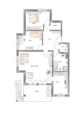Helle Wohnräume, Balkon mit Gartenzugang und viel Platz zum Entspannen – Ihr neues Zuhause in Mering
