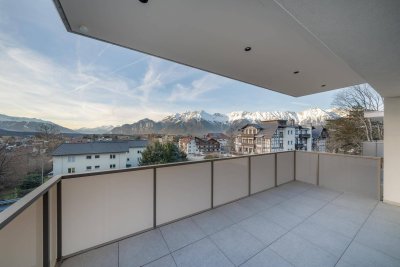 Erstbezug mit Panoramablick: 3-Zimmer-Dachgeschosswohnung in Igls