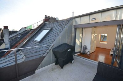 Sachsenhausen Bestlage "Schweizer Platz" - STIL-ALTBAU-PENTHOUSE-MAISONETTE m. LIFT & DACHTERRASSE