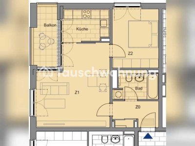 Tauschwohnung: TAUSCHWOHNUNG- barrierefreie-helle 2 Zimmerwohnung