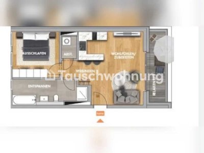 Tauschwohnung: Penthouse im Süden gegen günstigere Wohnung im Westen