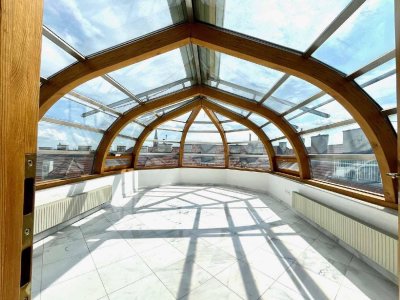 Extravagantes Penthouse. Architektonische Großzügigkeit trifft auf luxuriöses Wohngefühl