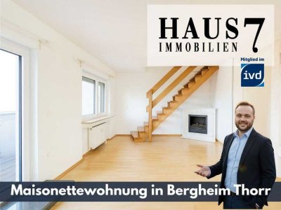 Raum zum Wachsen: Lichtdurchflutete Maisonette mit Dachterrasse